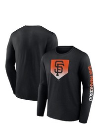 FANATICS Branded Black San Francisco Giants Iconic Clear Sign Long Sleeve T Shirt At Nordstrom