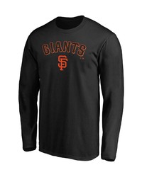 FANATICS Branded Black San Francisco Giants Team Logo Lockup Long Sleeve T Shirt