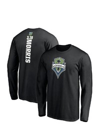 FANATICS Branded Jordan Morris Black Seattle Sounders Fc Playmaker Name Number Long Sleeve T Shirt At Nordstrom