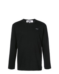 Comme Des Garcons Play Comme Des Garons Play Long Sleeve Heart Logo T Shirt