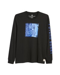Psycho Bunny Coniston Long Sleeve Cotton Graphic Tee