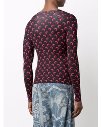 Marine Serre Crescent Moon Print Top