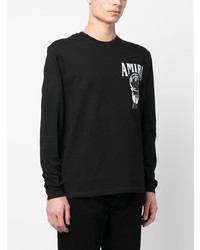 Amiri Crystal Ball Print Long Sleeve T Shirt