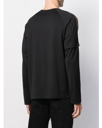 Fendi Ff Layer Effect Long Sleeved T Shirt