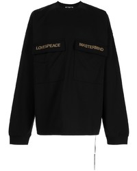 Mastermind World Flap Pocket Front Long Sleeve Top