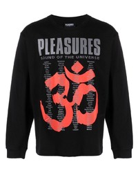 Pleasures Graphic Logo Print T Shirt