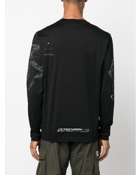 Stone Island Shadow Project Graphic Print Long Sleeve T Shirt