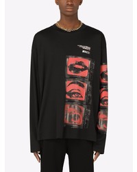 Dolce & Gabbana Graphic Print Longsleeved T Shirt