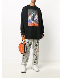 Heron Preston Graphic Print Oversized T Shirt