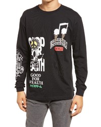 Icecream Limits Long Sleeve Graphic Tee In Black At Nordstrom