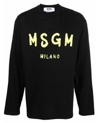 MSGM Logo Long Sleeve Top