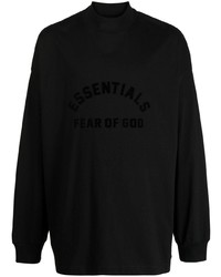 FEAR OF GOD ESSENTIALS Logo Print Drop Shoulder T Shirt