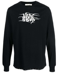 1017 Alyx 9Sm Logo Print Long Sleeve Cotton T Shirt