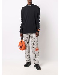 Heron Preston Logo Print Long Sleeve T Shirt