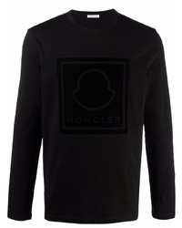 Moncler Logo Print Long Sleeve Top