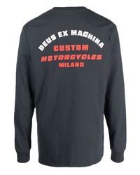 Deus Ex Machina Logo Print Long Sleeved T Shirt