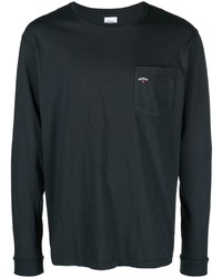 NOAH NY Logo Print Long Sleeved T Shirt