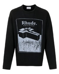 Rhude Logo Print T Shirt