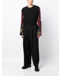 Yohji Yamamoto Long Sleeve Cotton T Shirt