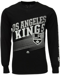 Majestic Long Sleeve Los Angeles Kings Building Strategy T Shirt