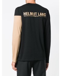 Helmut Lang Longsleeved Colour Block T Shirt