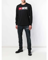 Diesel Longsleeved Logo T Shirt