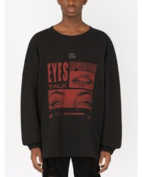 Dolce & Gabbana Look At Me Graphic Longsleeved T Shirt