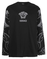 Versace Medusa Print Detail T Shirt