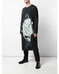 Yohji Yamamoto Oversize Graphic Print T Shirt