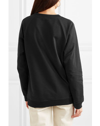 Balmain Printed Cotton Jersey Sweatshirt