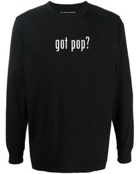 Pop Trading Company Slogan Print Long Sleeve T Shirt