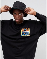 ASOS DESIGN Top Of The Pops Oversized Long Sleeve T Shirt