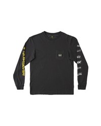 Quiksilver X Peanuts Expression Session Long Sleeve Pocket Graphic Tee