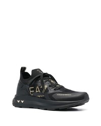 Ea7 Emporio Armani Alture Logo Print Low Top Sneakers