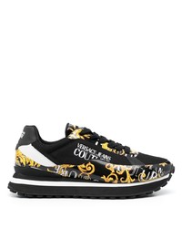 VERSACE JEANS COUTURE Baroque Print Low Top Sneakers