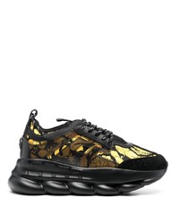 Versace Chain Reaction Barocco Print Sneakers