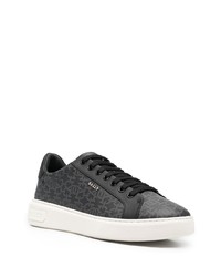 Bally Monogram Print Low Top Sneakers