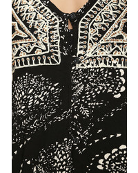 O'Neill Anissa Black Print Maxi Dress