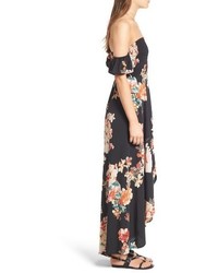 Band of Gypsies Floral Print Maxi Dress