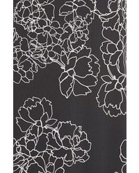 Vince Camuto Petite Floral Print Jersey Maxi Dress