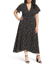 Glamorous Plus Size Print Maxi Dress