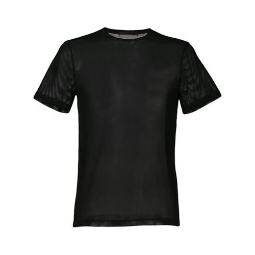 Helmut Lang Mesh Logo T Shirt, $136 | farfetch.com | Lookastic