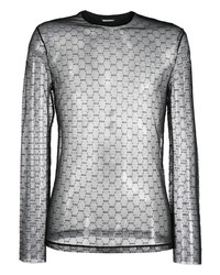 DSQUARED2 All Over Logo Sheer T Shirt