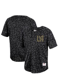 Mitchell & Ness Black Lafc Wildlife Mesh Button Up Shirt At Nordstrom