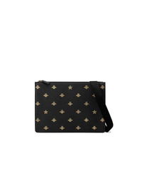 Gucci Bee Star Leather Messenger
