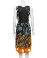 Etro Printed Midi Dress