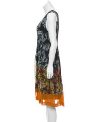 Etro Printed Midi Dress