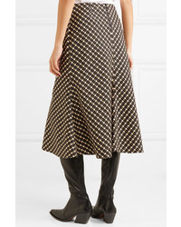 RUH Printed Cady Midi Skirt