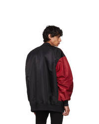 Faith Connexion Reversible Black And Red Swizz Beatz Edition Rvs Bomber Jacket