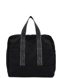 McQ Alexander McQueen Black Hyper Holdall Duffle Bag